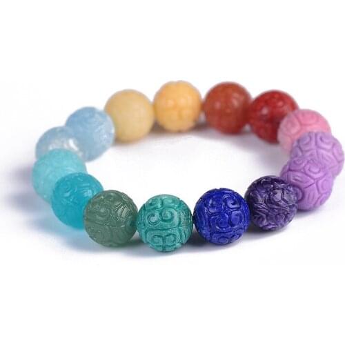 Wholesale Multicolor Natural Crystal Bracelets Echo Bead Round Beads Fill five lines Single Lap Bracelet Lucky Crystal Jewelry