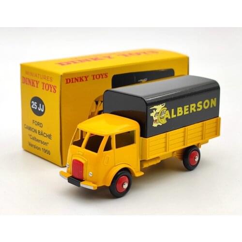 Atlas Dinky Toys 25 JJ For FORD Camion Bache Calberson Version 1950 Diecast Models