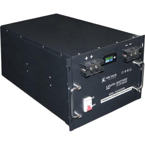 China Supplier 12V 24V 51.2V 72V100ah 200ah rechargeable lifepo4 iron phosphate battery solar storage lithium ion batteries pack