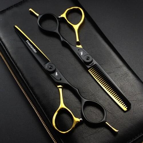 Professional 6 inch Hair scissors high quality Hairdressing scissors Barber scissors Straight Thinning Hair Cutting shear
