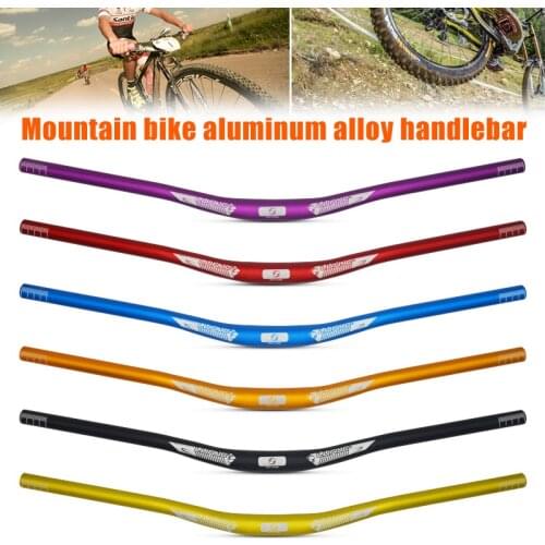 Hot Sale Aluminium Alloy Mountain Bike Handlebar Bicycle Riser Bar Extra Long Durable 31.8mm N66