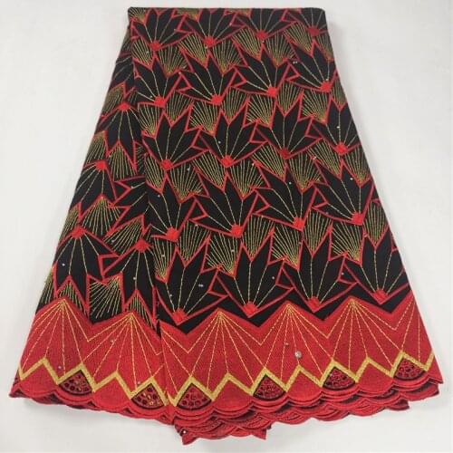 Swiss voile lace fabric african lace tissu africain broderie coton high quality nigerian lace material for women dress5yard