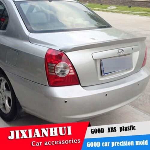 For Hyundai Elantra Spoiler 2003-2007 Elantra Spoiler HBYW ABS plastic Material Car Rear Wing Color Rear Spoiler