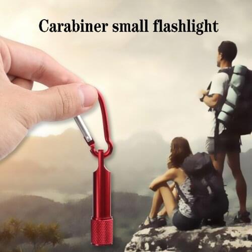LED Colorful Highlight Mini Flashlight Outdoor Hiking Camping Night Fishing Portable Self-defense Sports Small Flashlight