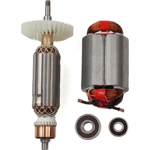 AC220-240V Armature Electric Angle grinder Rotor stator for MAKITA GA5030 GA4530 GA4030 GA5034 GA4534 GA4031 GA4030R GA4034