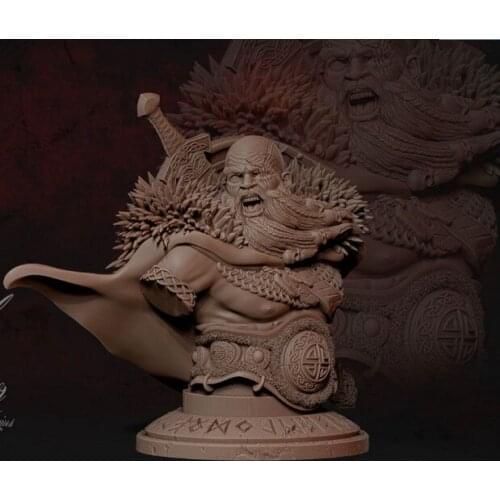 1/12 Scale Resin Bust dwarf Figure Model Kit Free Shipping