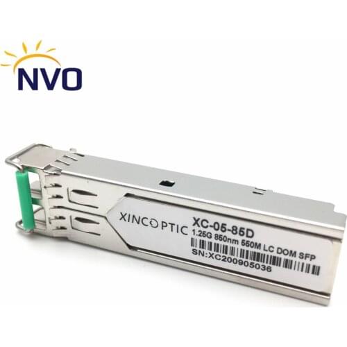 1.25G 850nm 550M LC SFP Dual Fiber Module,1.25Gbps Gigabit Multimode LC SFP Transceiver, Dual Fiber,850mm,550M,DDM SFP Module