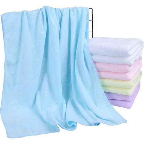 1PC soft microfiber baby kids bath towels washcloth home beach towel 70cm * 140cm