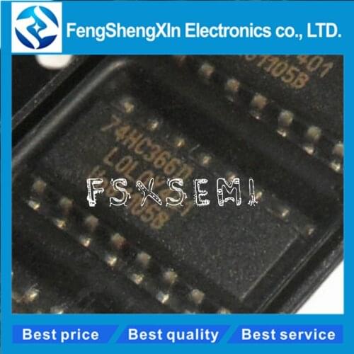 10pcs/lot 100% New original 74HC366D 74HC366 SOP-16 Hex buffer/line driver; 3-state; inverting IC