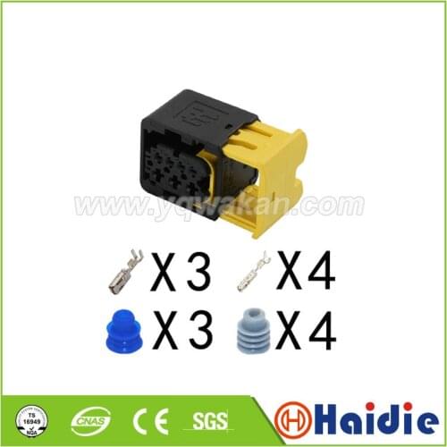 2sets 7pin Auto plastic houing plug 1418480-1 wiring cable electricunsealed plug connector 1-1418480-1