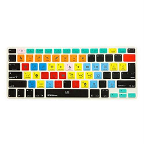 2pcs)Shortcut Keyboard Skin Cover Ableton Live Logic Pro X Avid Tools For iMac,Macbook Pro Air retina13 15 KC A1278 Avid Media