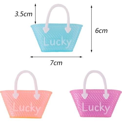 3 Styles Barbies Fashion Lucky Handbag For Russian Diy Birthday Girls Baby Doll Toy Gifts ，Doll Accessories