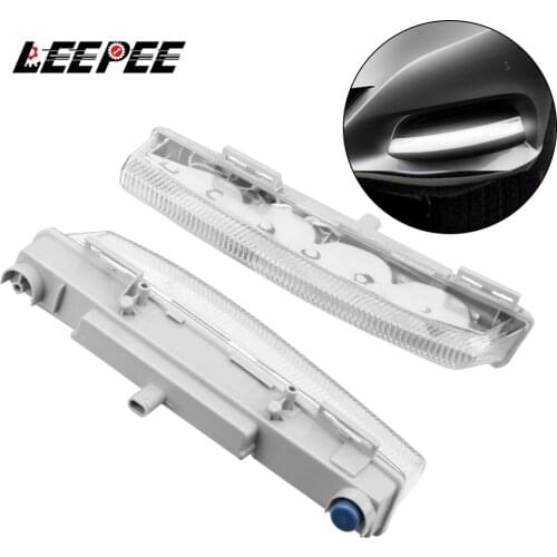 Car Front LED DRL Daytime Running Lamp Fog Light Fit For Mercedes Benz C-Class W204/S204 2007-2014 W212 2009-2014 R172 2012 2013