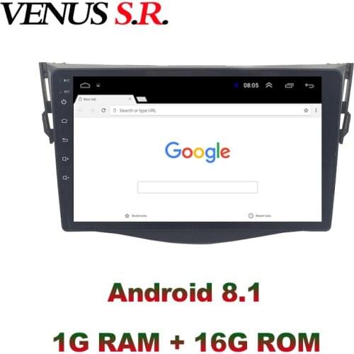 VenusSR Android 8.1 2.5D car dvd for Toyota Rav4 Radio 2008-2013 multimedia Radio stereo gps navigation
