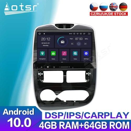 Car GPS Navigation For Renault Clio 2013 2014 2015 2016 - 2018 Android Multimedia Audio Radio DVD Player HD Touch Screen Carplay