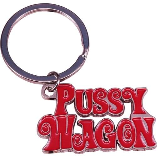 Pussy wagon keychain The Bride red revenge keyring movie inspired gift
