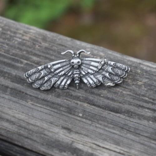 Deaths head moth Insects butterfly brooch