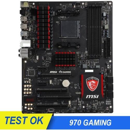 For MSI 970 GAMING Motherboard Socket AM3/AM3+ AMD 970 and SB950 DDR3 32GB USB2.0 USB3.0 970 Desktop ATX AMD Mainboard Used