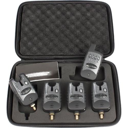 Goture Fishing Bite Alarm Wireless Receiver Carp Fishing Alert Eletronic Bite-alarms 4+1Set