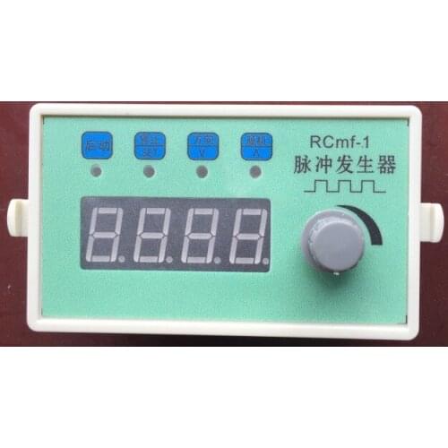 Stepper motor controller RCMF-1, multi-turn potentiometer speed control, speed display, pulse generator