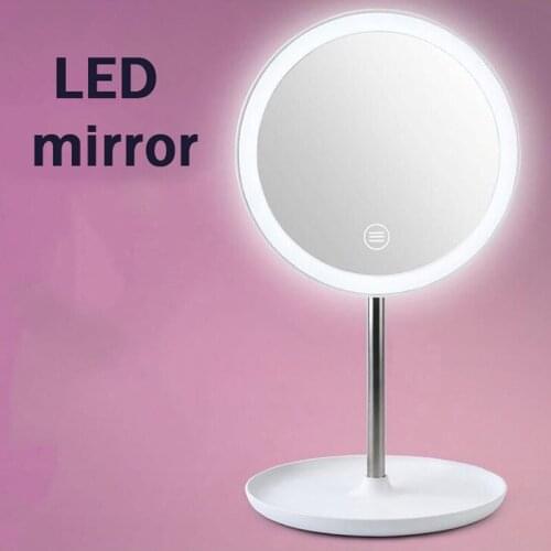 Makeup backlit mirror light With Natural White LED Daylight vanity mirror Detachable/Storage Base 3 Modes To espelho lustro LD