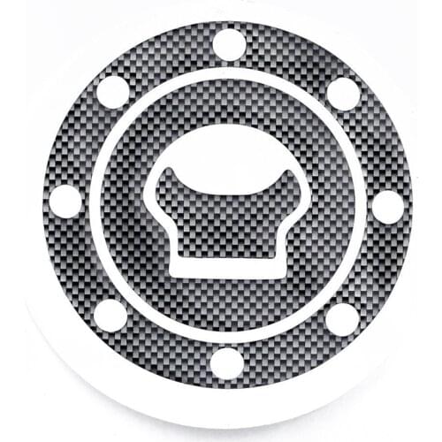New Cover Sticker Carbon Fuel / Gas Cap Cover Pad Sticker for SUZUKI GSXR 600 750 1300 SV 1000 GSFT 1200 Bandit Black