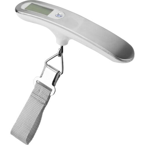 Handheld Belt Scale Portable Digital Scales Backlight Fishing Scale Electronic Luggage Scale LCD Display 50kg/110lb