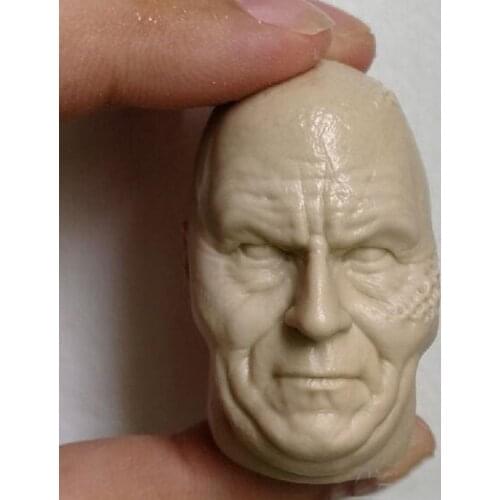 Blank 1/6 Scale The Black Knight Head Sculpt Unpainted Fit 12" Figure