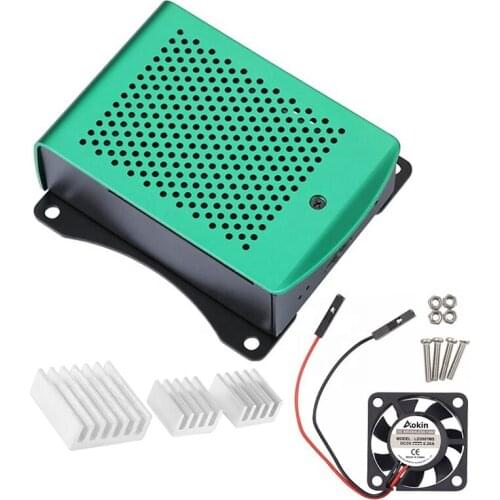 Raspberry Pi 3 Model B+ Aluminum Case Metal Enclosure Protective Compatible Case For Raspberry Pi 3 Model B With Heat Sink