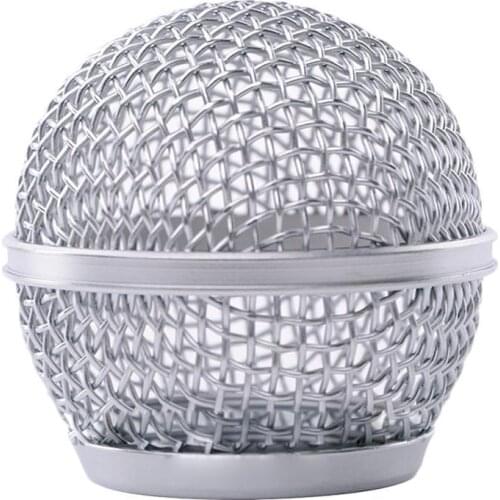 Sm58 Shure Wired Microphone Mesh Head Mesh Cover up Filter Vibration the Transmission Reduce Noise Mechanical Accessories