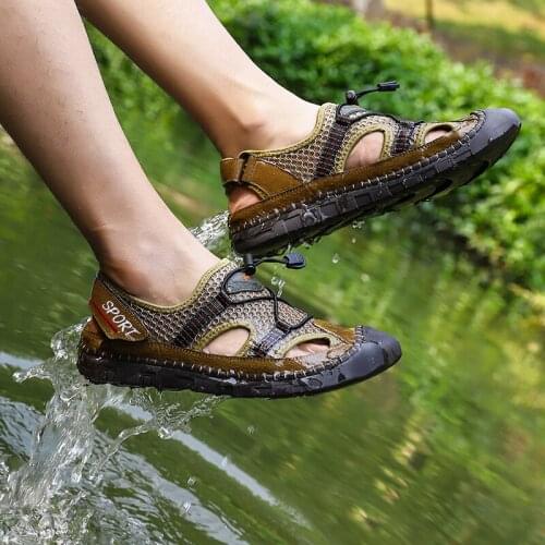 Sooneeya Men Quick Dry Water Shoes Outdoor Breathable Aqua Shoes Seaside Swimming Barefoot Beach Shoes Non-slip Sandals Sneakers