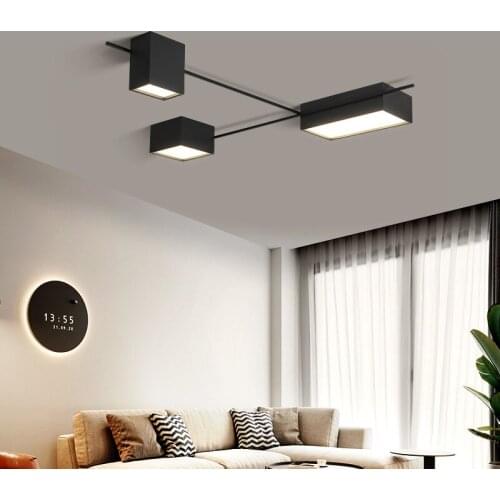 Nordic Modern Creative LED Ceiling Lamp Hotel Hall Office Boardroom Household Living Room Bedroom Corridor Balcony Light Fixture