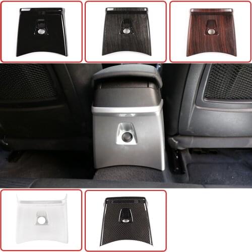 Car Styling ABS Chrome Rear Air Conditioner Outlet Panel Decoration Cover Trim For BMW X1 E84 2011-2015