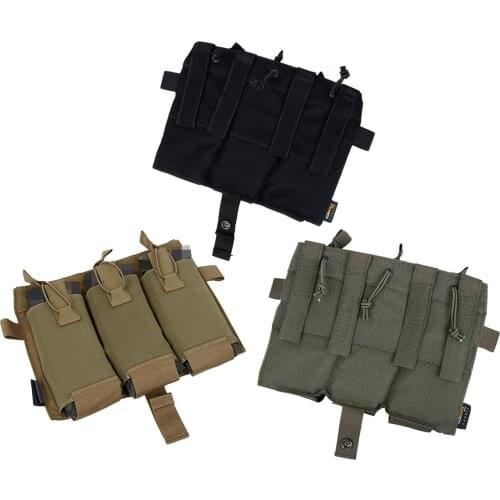 Tmc Tacticas Molle M4 Triple Mag Pouch Bag Cb/rg for Tactical Vest Jpc2.0 Avs Spc Front Panel