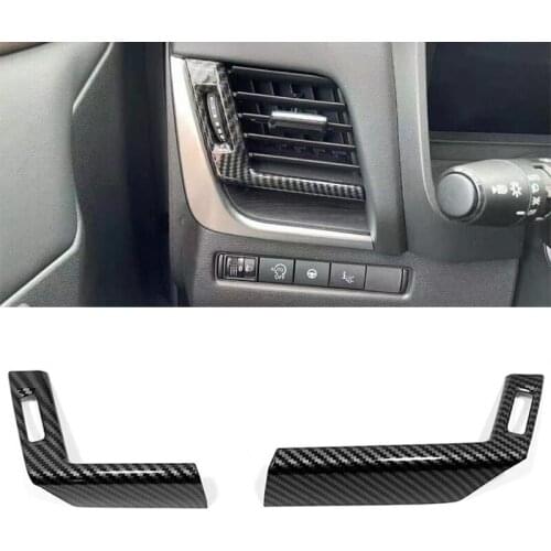 Interior Side Air Vent Cover Outlet Trim Garnish Frame Car Styling Accessories For Nissan Rogue X-Trail T33 2021 2022