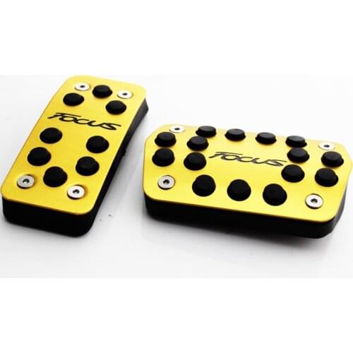 Aluminium Alloy Car Inner Accelerator Pedal Gas Pedal Car Pedals for Ford Focus 2 MK2 3 4 MK3 MK4 Kuga Escape ST 2005-2017