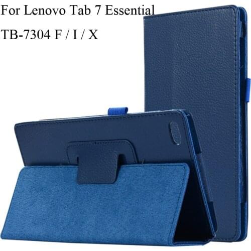 Stand Protector Case For Lenovo Tab 7 essential TB-7304 Shell Guard Pouch Tab7 Essential TB 7304F 7304X Bag Holder Skin Cover
