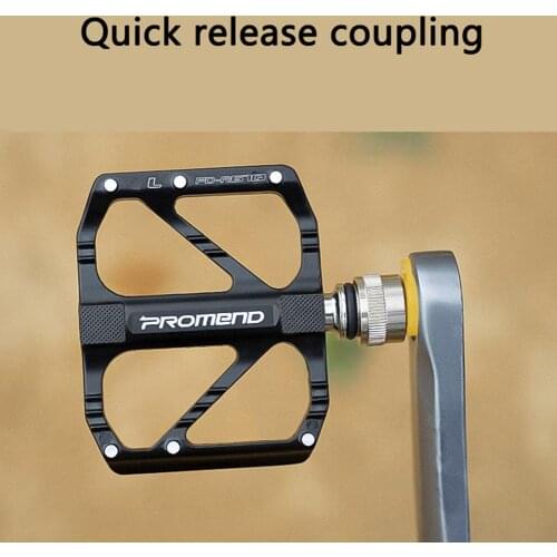 1 Pair Of Bicycle Pedal Aluminum Alloy Quick Release Pedal Anti-slip Bike 3 Bearing Pedals Bicycle Parts aluminum alloy frame