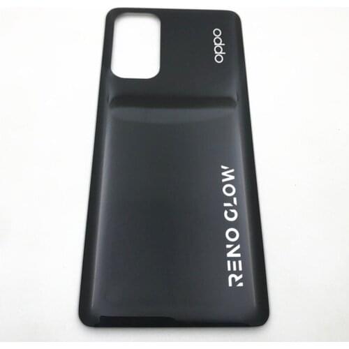 10Pcs For Oppo Reno 5 Pro Battery Cover Door Housing Case Glass Cover For OPPO Reno 5 Pro Back Battery Cover+Adhesive Sticker