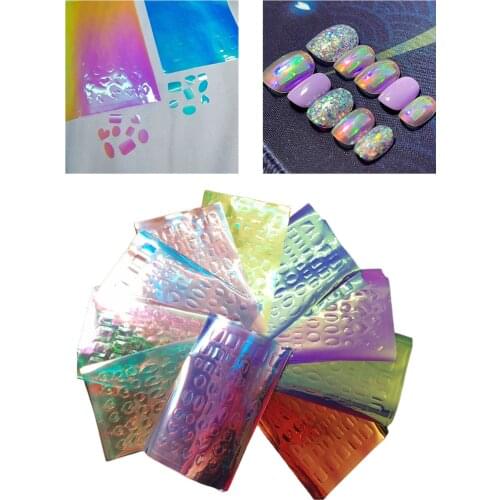 11 Pieces Polar Light Nail Art Stickers Nail Decals Manicure Nail Decoration Tools for Women Girls Kids Nail DIY Nail Salons