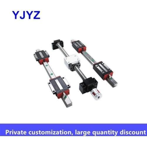 2 HGR25 rails+4 HGW25CC+1 SFU20 series+round hole nut+HM-15-60 (cast aluminum)+BF15+DSG20H+XB30*40-12*14(C7)/(C5)