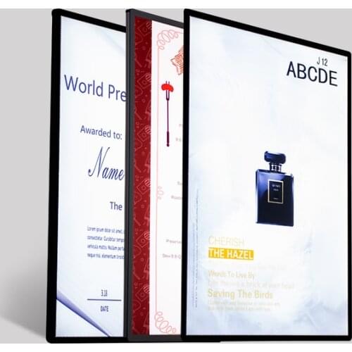 A3 frame menu board display stand hanging led sign board led light box