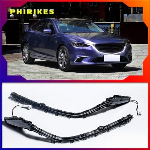 For Mazda 6 Atenza 2016 2017 2018 Grille DRL Outline LED Width Light DRL Signal Light Fog Lamp Daytime Running light