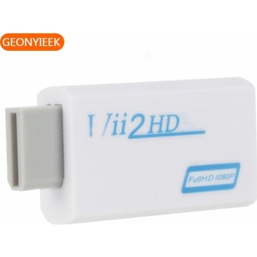 Wii To HDMI-compatible Wii 2 Hdmi-compatible Converter 3.5mm Audio for PC Adapter WII To Hdmi-compatible Converter Full HD 1080P