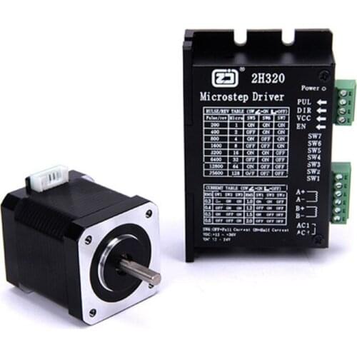 4218HB3 + 2H320 Driver Stepper Motor Set Driver 128 Breakdown More Pulse Accuracy