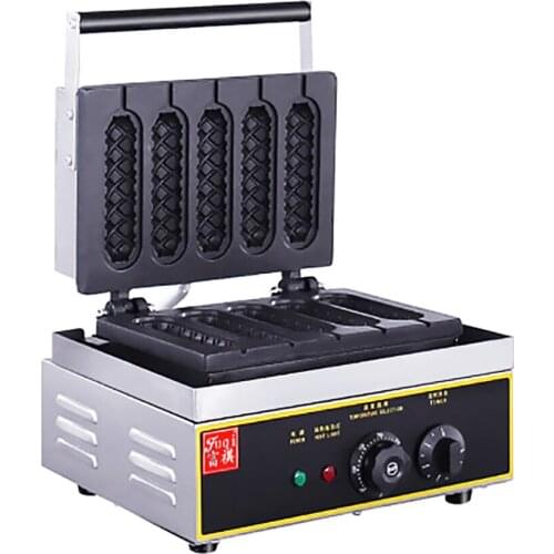 Commercial electric five-grid crispy hot dog bar machine table Mafi stick hot dog crispy stick machine snack equipment FY-117