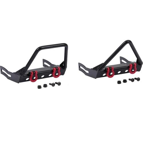 Metal RC Rock Crawler Car Front Bumper for 1/10 RC Crawler Axial SCX10 Traxxas TRX4 D90 CC01 Upgrade Parts