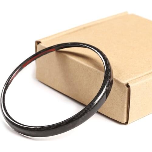 2020 model is suitable for Alfa Romeo Giulia/Stelvio rear logo circle real carbon fiber