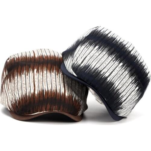 Spring and Summer Mens Beret Gradient Color Caps Breathable Adjustable Ladies Sun Visor