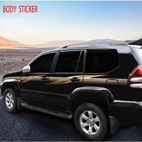 Luhuezu 3M Car Body Sticker For Toyota Land Cruiser Prado LC120 2003-2009 Accessories
